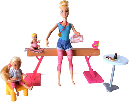 Barbie gymnast chelsea baby - &,