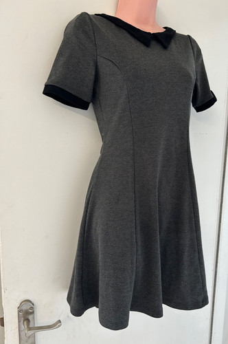 Divided grey skater dress - h&m,