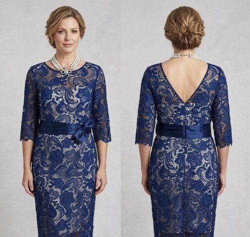 Libra navy grey lace bow - libra,