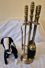 Brass companion set - set, fireside