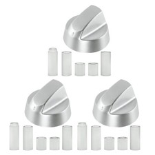 Silver grey control knob - grey,
