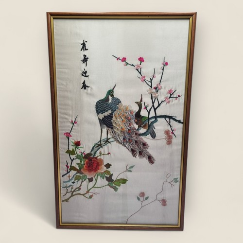 Chinese silk art embroidery - silk,
