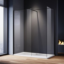 Black Frame Walk In Shower