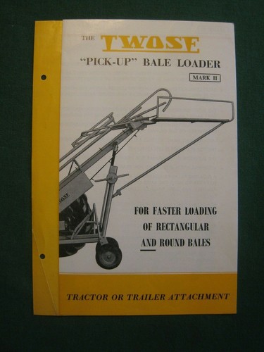 Twose bale loader vintage - loader,,