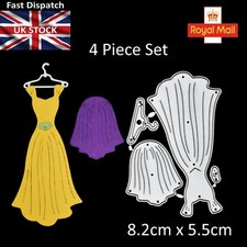 Dress On Hanger & Skirt Metal