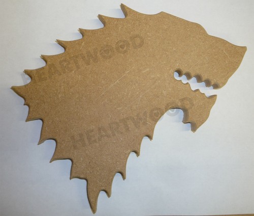 Stark house logo - logo, mdf/wolf