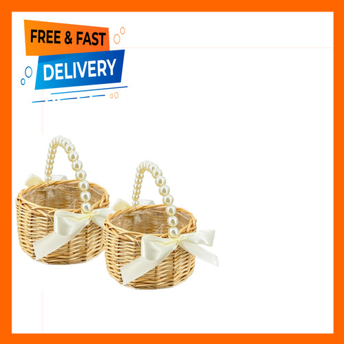 Wicker rattan flower girl - wicker,