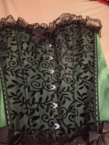 Green black corset size - corset, 14