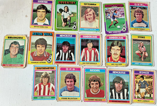 Topps footballer cards - topps, 1970s