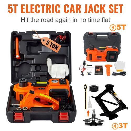 Electric car jack ton 12v - 5,