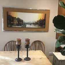 Large Vintage MCM Print Paris