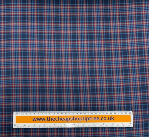 Brushed cotton plaid fabric - cotton,
