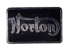 Vintage Old Norton Motorbike Motorcycles Bikers Enamel Brooch Badge