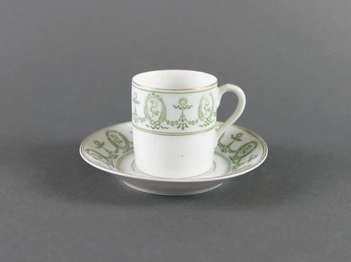Antique fine porcelain green - antique,