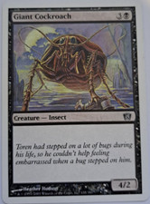 Giant Cockroach - 8th Edition - MTG