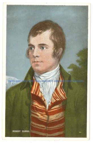 Robert burns postcard - postcard, by