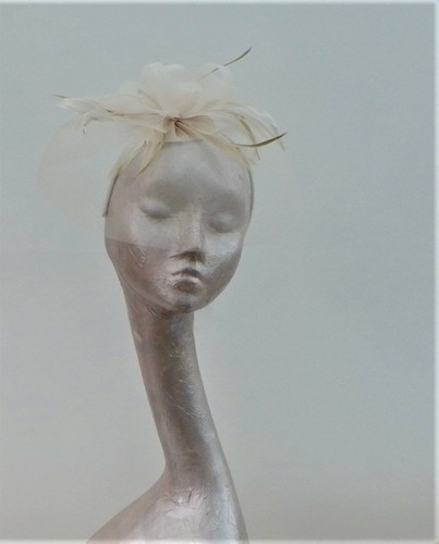 Style veiled fascinator - 50's,