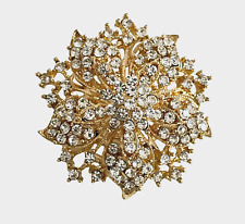 GOLD TONE LARGE STAR FLOWER