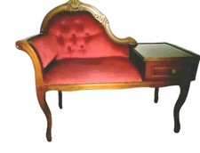 WAS £250 Vintage Antique Victorian Phone Table Queen Anne Legs COLLECT ONLY