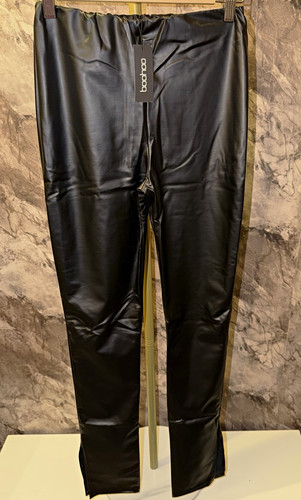 Boohoo black faux leather - boohoo,