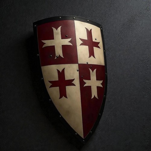 Templar crusader heater - templar, shield