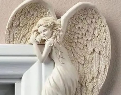 Printed angel door deco - printed,