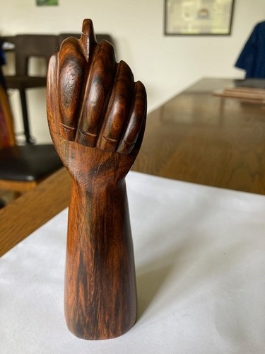Modern wooden mano figa - modern,
