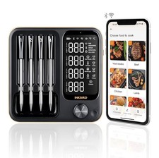 INKBIRD Wireless Meat Thermometer, WiFi &Bluetooth Meat Thermometer with4 Probes