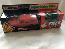 MATCHBOX SUPERKINGS SUPER VALUE PACK - VOLVO ESTATE - SUPER GT PORSCHE - BOXED