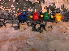 Vintage dolls silver cross