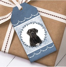 Cane Corso Dog Blue Birthday Present Favor Gift Tags