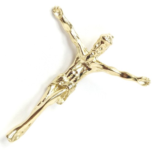 9ct gold crucifix - 9ct,