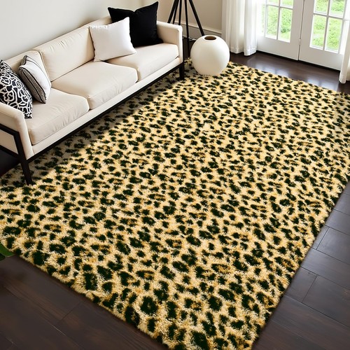 Premium leopard fluffy - premium, rugs
