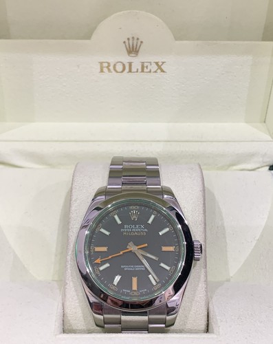 Rolex milgauss 116400gv with - milgauss,