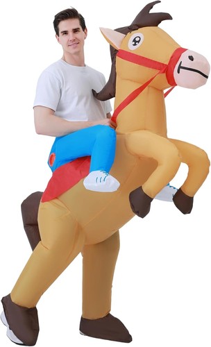 Inflatable horse costume adult - horse,