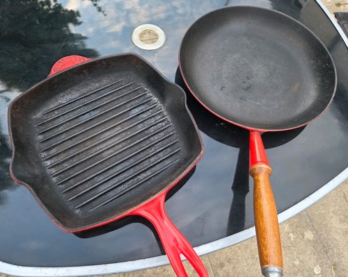 Vintage creuset cerise red - le,