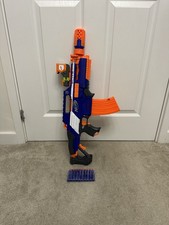 Nerf N-Strike Elite Rapidstrike CS18 Blaster Gun with Attachment And Ammo