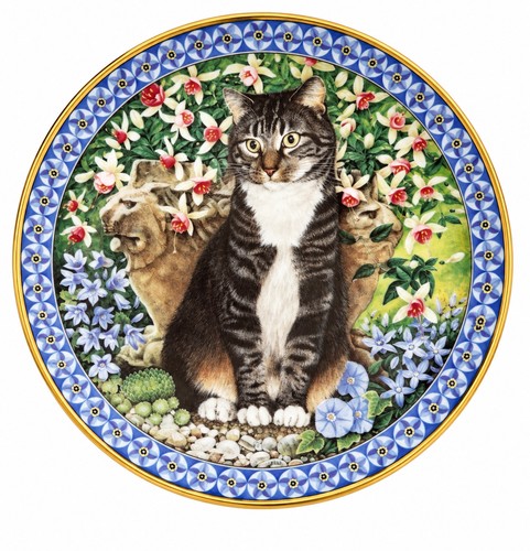 Danbury mint cats among the - danbury,