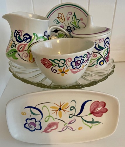 Poole pottery floral - poole, floral,