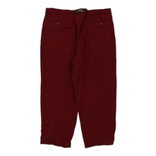Gardeur Trousers - 35W 35L Red Wool Blend