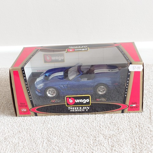 Burago 1523 shelby series blue - 1523,