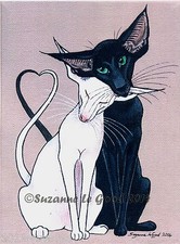Oriental Cat art print limited