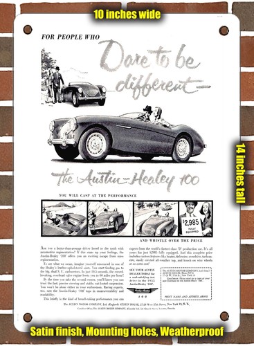 Metal sign 1955 austin - metal,