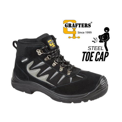 Grafters mens safety boots - grafters,