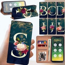 For Motorola Moto G14/G05/G15/G75/E15 - Phone Case PU Leather Wallet Cover