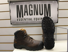 Magnum Waterproof Safety Boots Brown Leather Precision 6" Boot  UK 7 EU 41