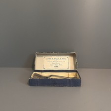 Vintage Silver Plated Nickel Forks–James B.Inglis & Sons York–Boxed Cutlery Set