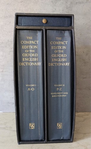 Compact edition the oxford - compact, of