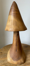 LARGE WOODEN MUSHROOM