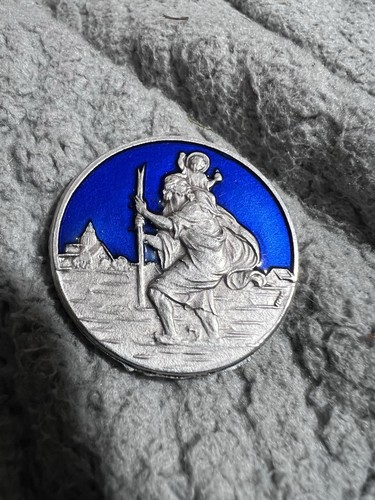 Saint christopher car badge - christopher, or